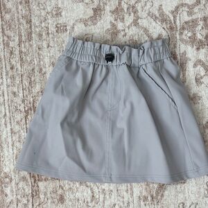 Zara girls Light Gray Mini Skirt